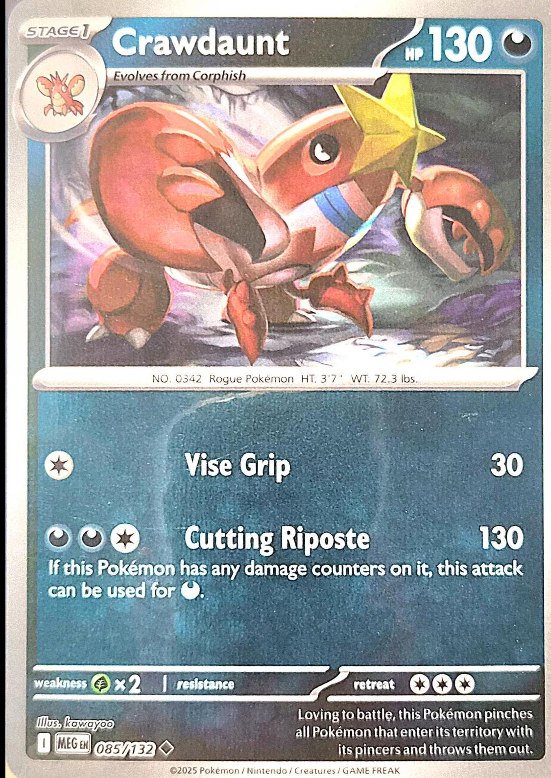 Crawdaunt [Reverse Holo]
